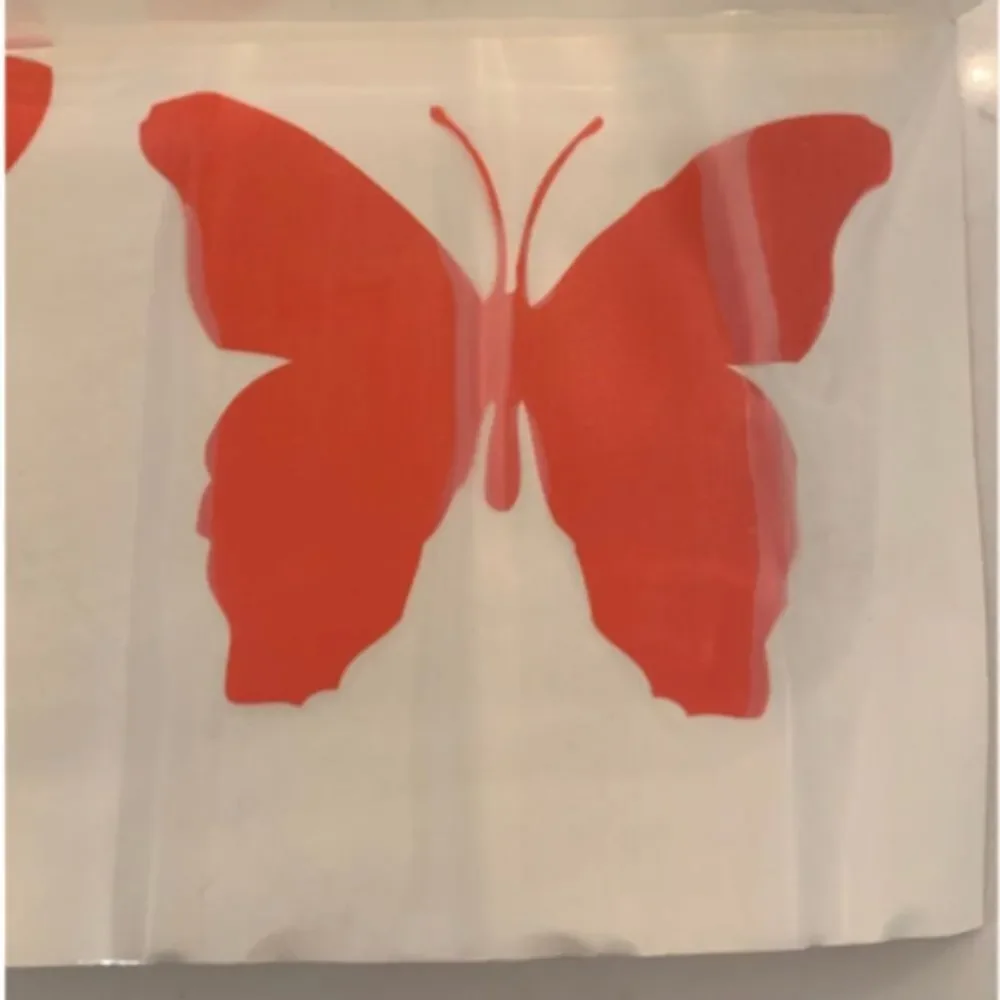 SET OF 2 BUTTERFLY & Polka Dot wall DECALS